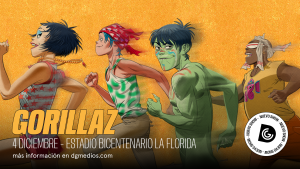 Noticas | ¡GORILLAZ REGRESA A CHILE!