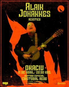 Cartelera | Alain Johannes se presentará con show acústico en Santiago