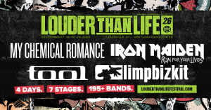 Cartelera | Louder Than Life 2026 revela lineup completo y consolida su posición como uno de los mayores festivales de rock en EE.UU.