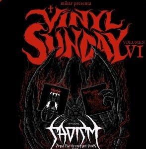 Cartelera | Vinyl Sunday Vol 6  04 de Octubre / Lanzamiento Sadism